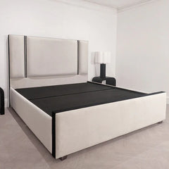 Velveta Noir Contrast Bed Full View
