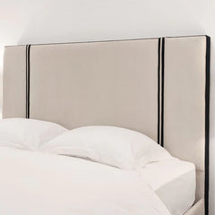 Velveta Noir Contrast Bed Headboard 