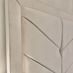 Cambria Chevron Velvet Bed Zoomed Headboard