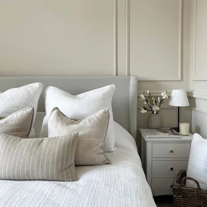 Bridgerton Bedframe Full Setup Half Bed View