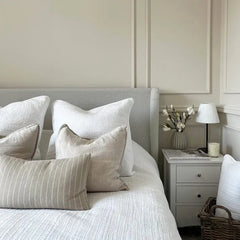 Bridgerton Bedframe Full Setup Half Bed View