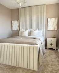 Somerset Bedframe Full Setup Front Side Corner View