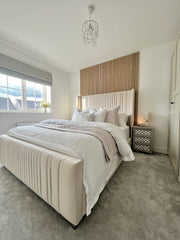 Edinburgh Bedframe Full Setup Side View
