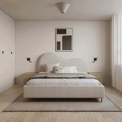 MYRA BED Full Setup Front Wide View