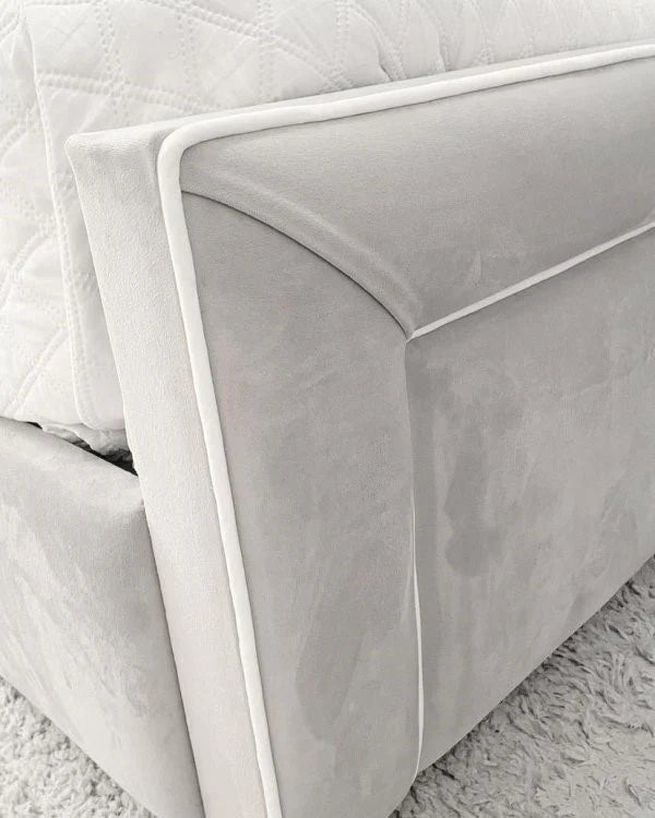 Langley Bedframe Footboard Corner View