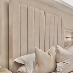 Serena Vanilla Panel Bed Headboard